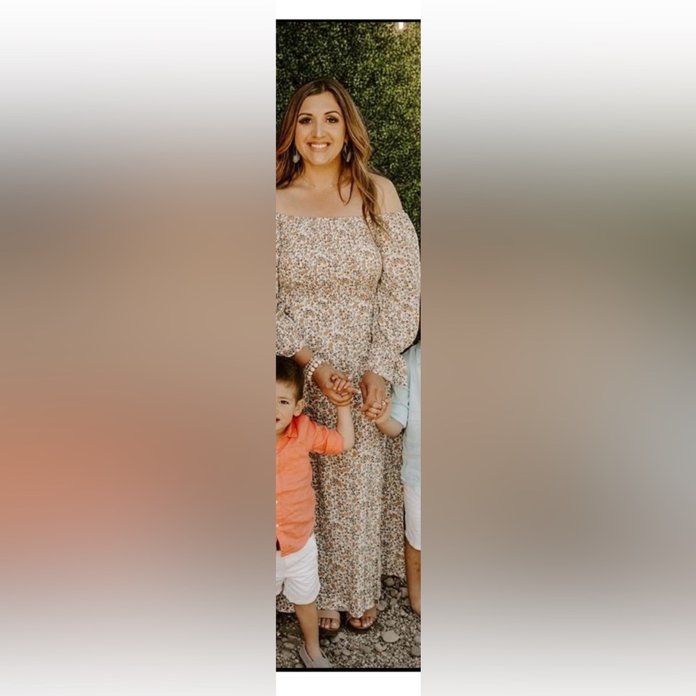 Anella Smocked Floral Maxi Dress